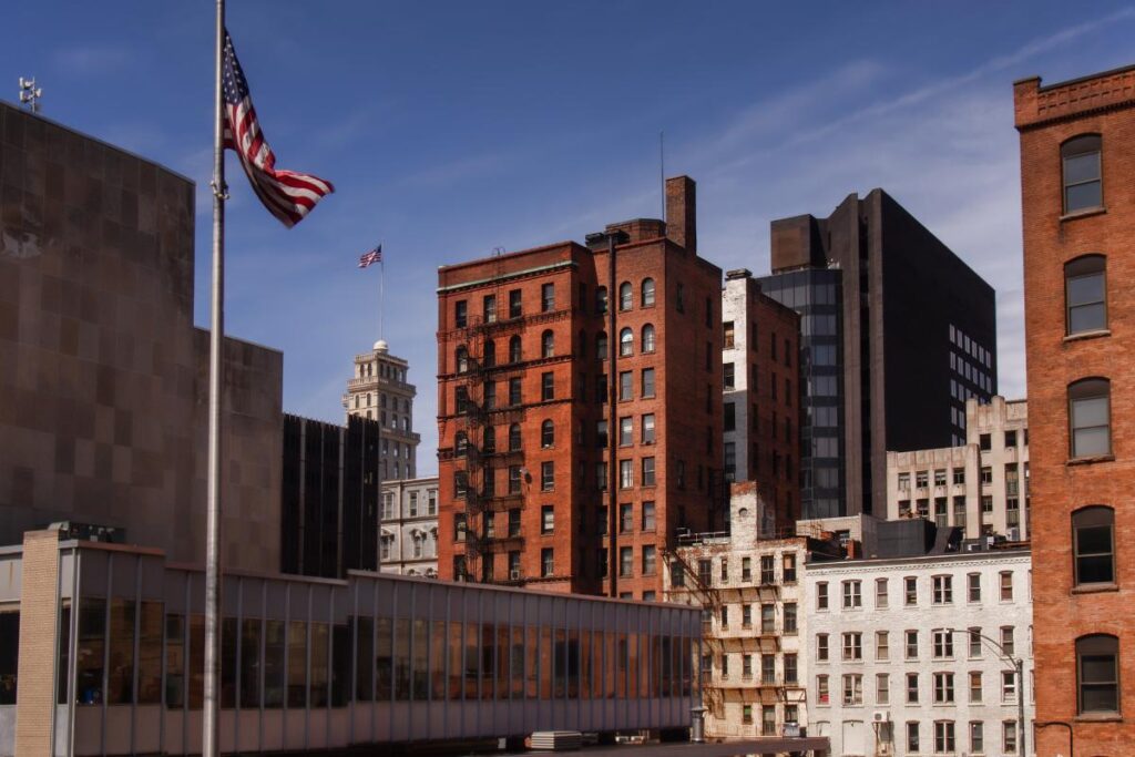 a picture of downtown Rochester NY to represent residential treatment near rochester