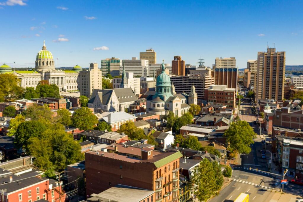 a picture of Harrisburg PA to represent residential treatment near Harrisburg
