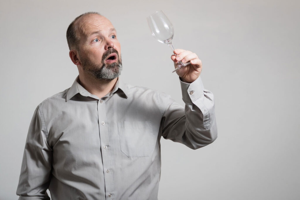 Man wondering how alcohol affects mental health