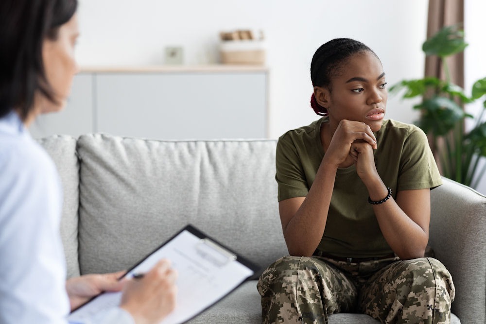 a veteran in therapy