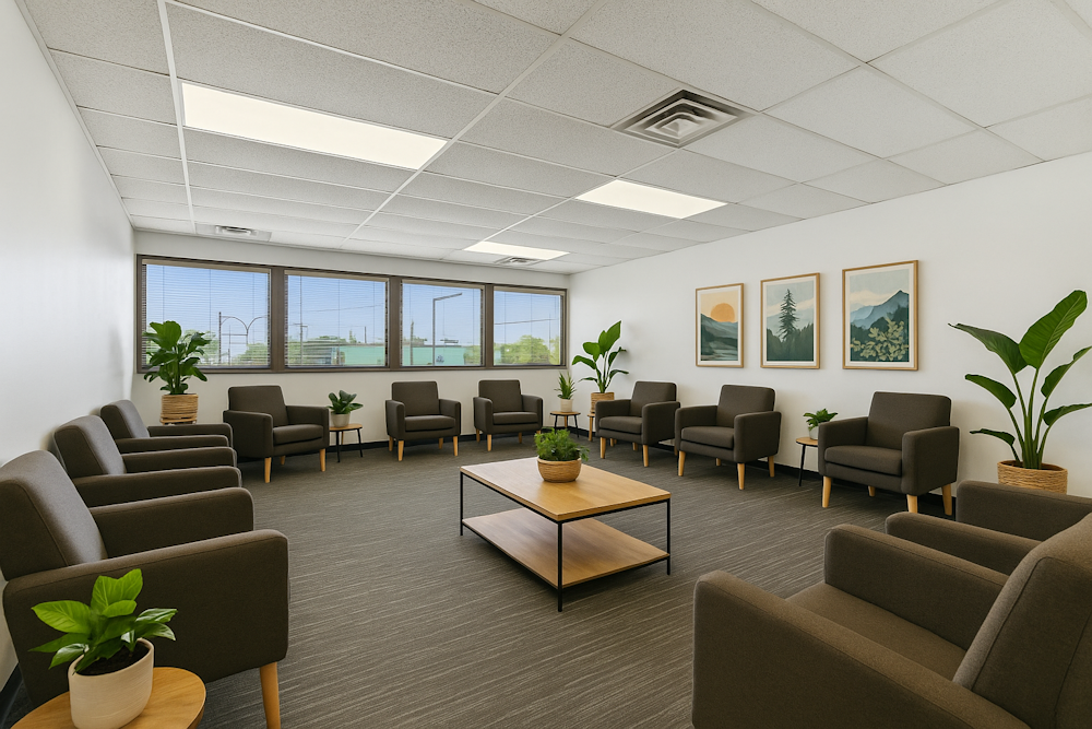 therapy room staged
